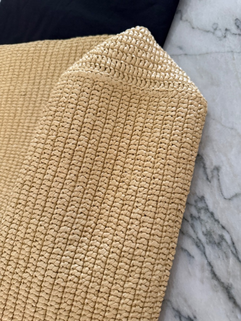 Saint Laurent YSL raffia tote logo bag largw - Picture 5 of 10